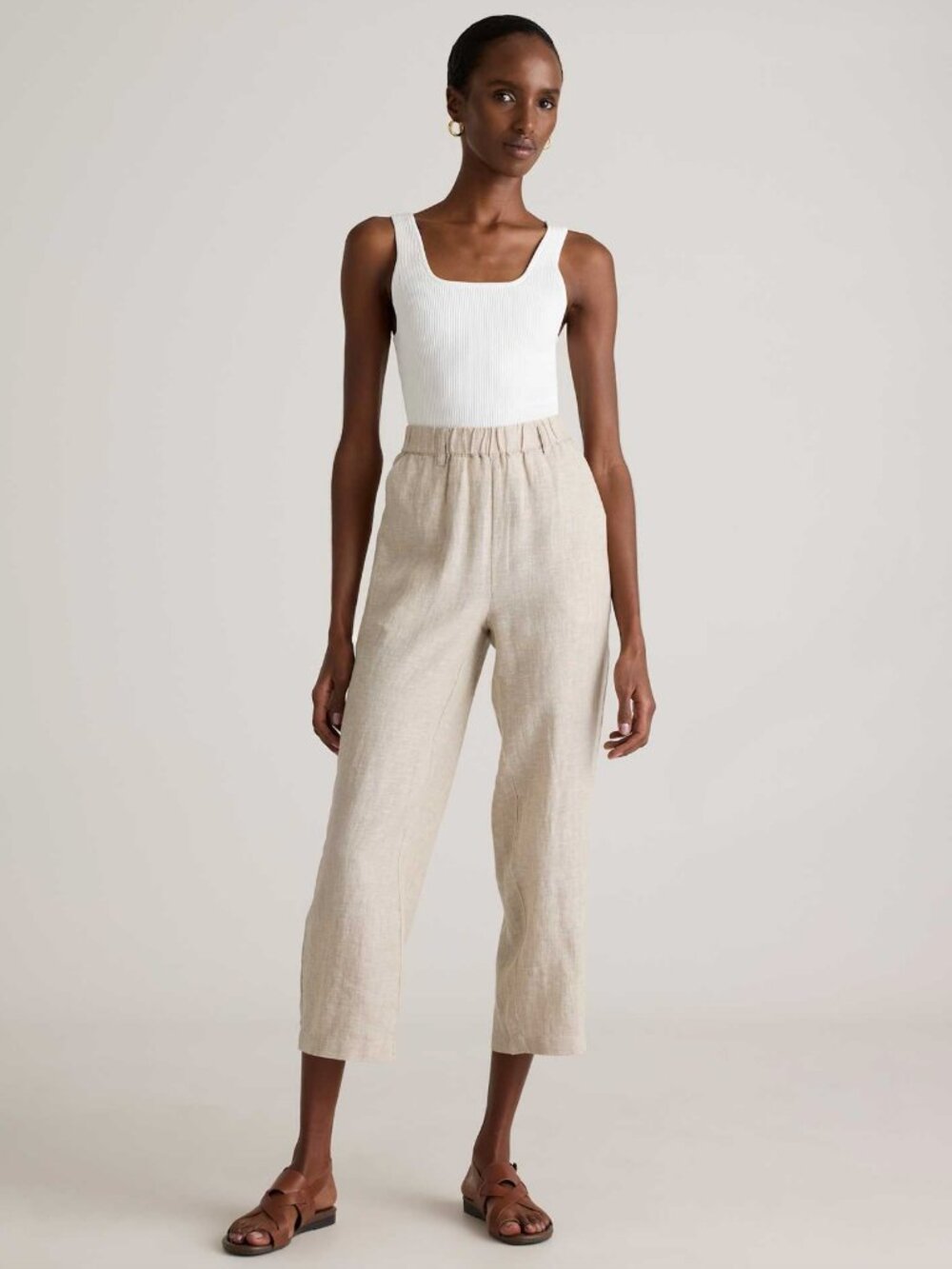 Quince 100% European Linen Pants Flax Sz. S